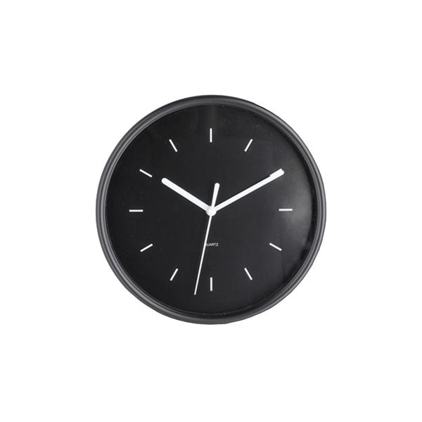 HTI-Living Wanduhr, schwarz, ca.20cmD Wanduhr, schwarz, ca.20cmD