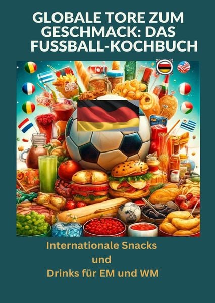 Globale Tore zum Geschmack: Das Fußball-Kochbuch: Fußballfest der Aromen: Internationale Snacks & Getränke für EM und WM – Ein kulinarisches Reisebuch