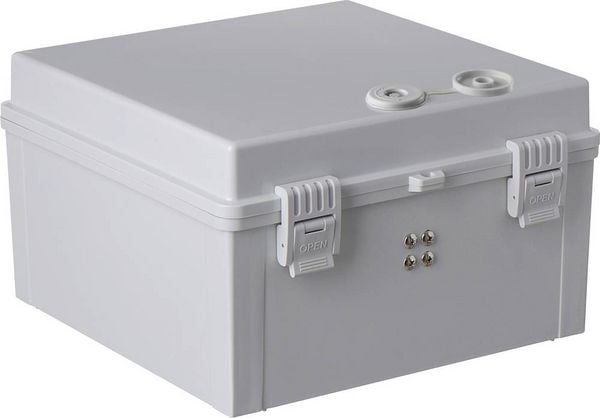 TRU COMPONENTS TC-PSC-30x30x18 Schaltschrank 300 x 300 x 180 ABS Hellgrau 1St.