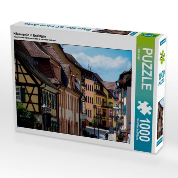 CALVENDO Puzzle Häuserzeile in Endingen 1000 Teile Puzzle quer 1000 Teile Lege-Größe 64 × 48 cm Foto-Puzzle für glückliche Stunden