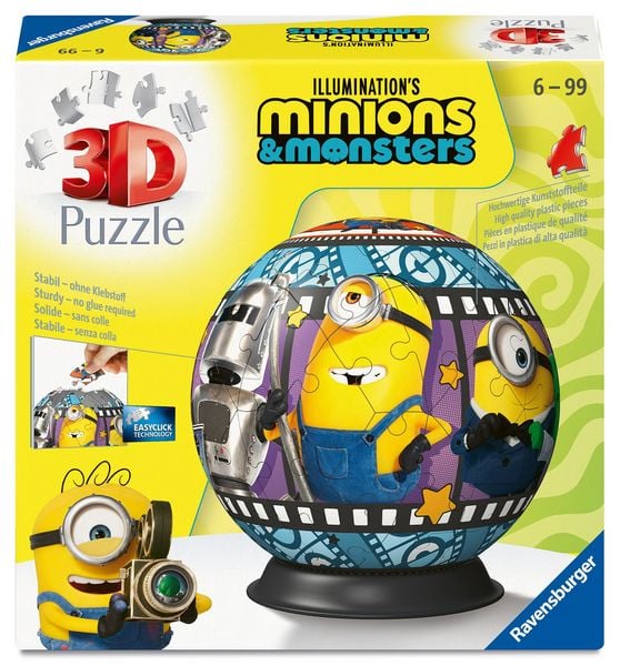 3D Puzzle-Ball Minions 3