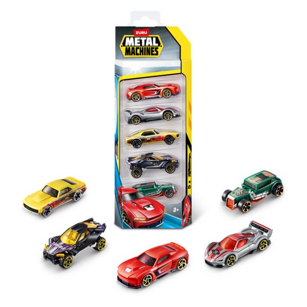 Modellautos Metal Machines mehrfarbig 1:64 5 Stück sortiert