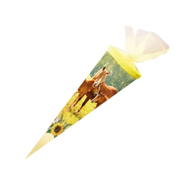 Schultüte Fohlenweide 50cm rund