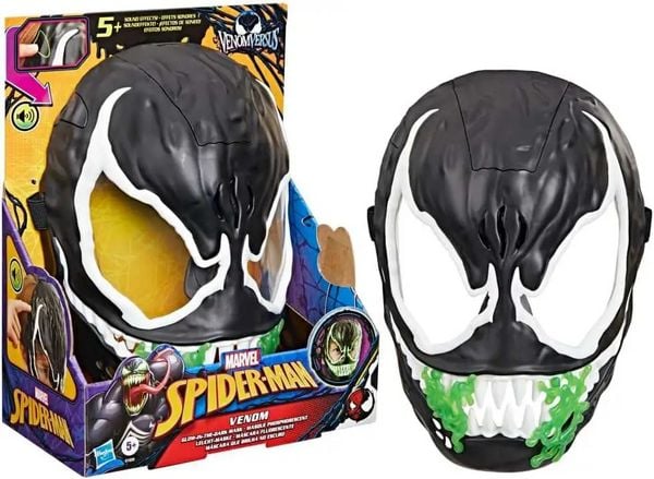 Spiderman Venomversus Venom Glow-In-The-Dark Leucht-Maske