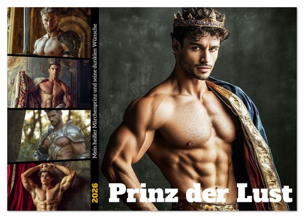 Prinz der Lust (Tischkalender 2026 DIN A5 quer), CALVENDO Monatskalender