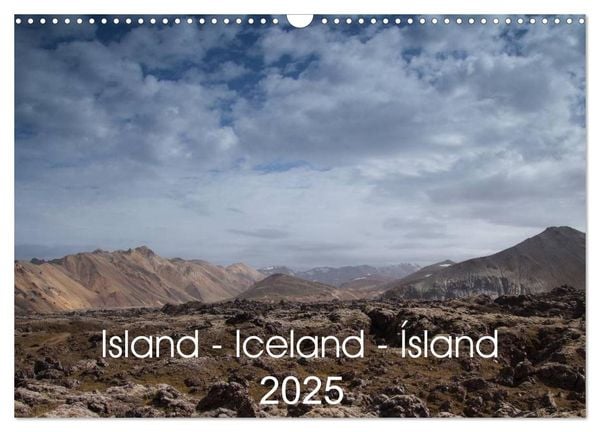 Island - Iceland - Ísland (Wandkalender 2025 DIN A3 quer), CALVENDO Monatskalender