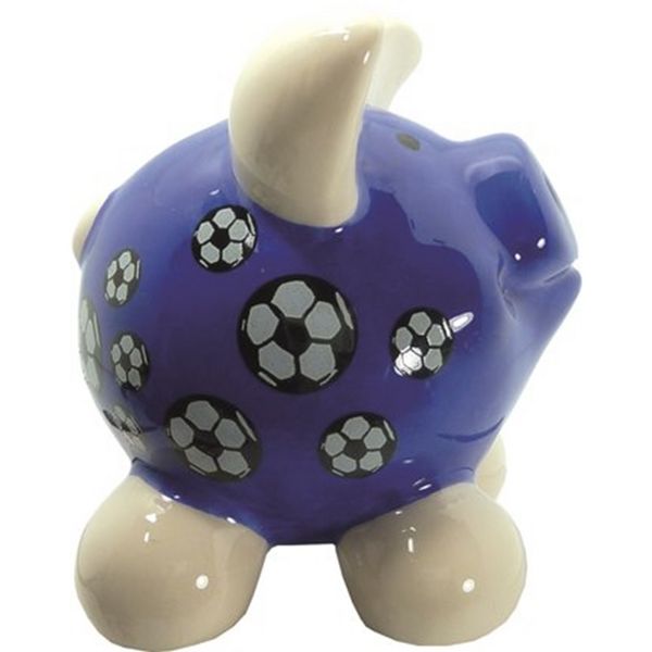 HTI-Living Sparschwein Fußball blau klein Sparschwein Fußball blau klein