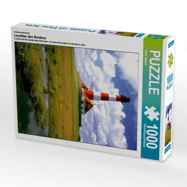 CALVENDO Puzzle Ein Motiv aus dem Kalender Leuchten des Nordens 1000 Teile Lege-Größe 64x48cm Foto-Puzzle für glückliche Stunden