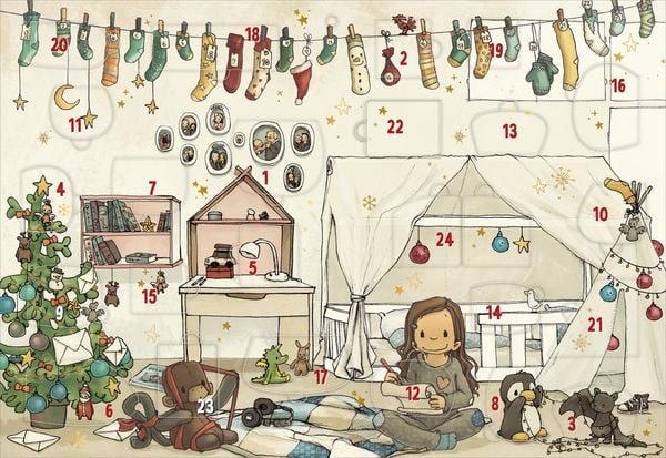 Adventskalender – Weihnachten mit Anouk Wandkalender