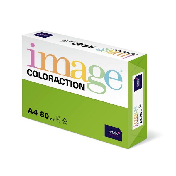 Kopierpapier image COLORACTION 80g/m² maigrün DIN A4 500 Blatt