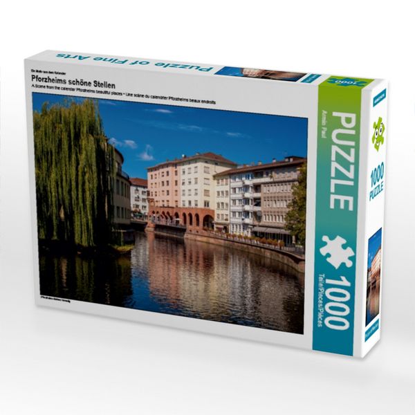 CALVENDO Puzzle Ein Motiv aus dem Kalender Pforzheims schöne Stellen 1000 Teile Lege-Größe 64x48cm Foto-Puzzle für glückliche Stunden