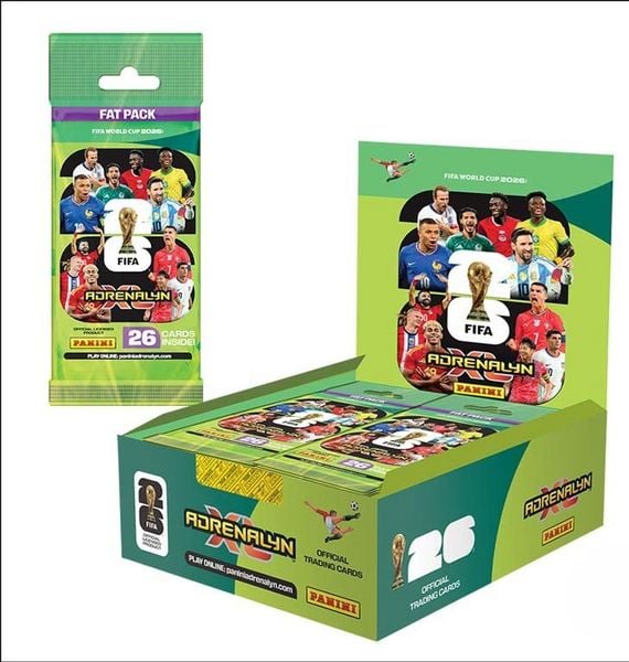 Fifa WM 2026 Adrenalyn XL Trading Cards FAT PACK