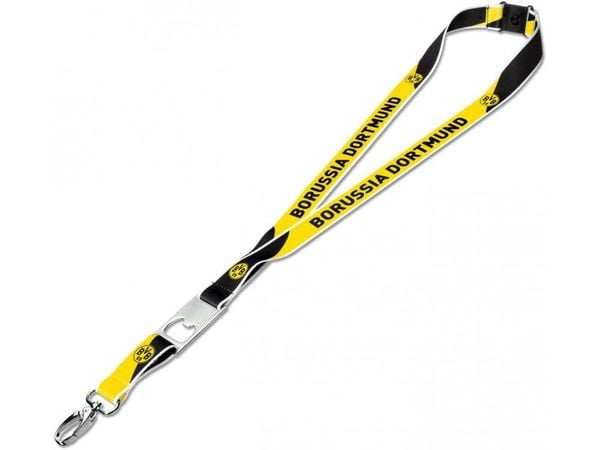 Borussia Dortmund 15623000 - BVB Schlüsselband mit Flaschenöffner