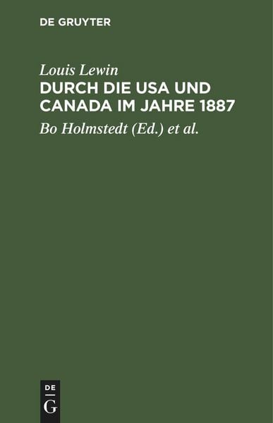 Durch die USA und Canada im Jahre 1887