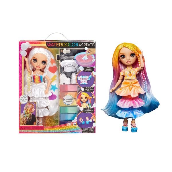 Rainbow High WaterColor & Create NEW Theme Dolls- brown eyes