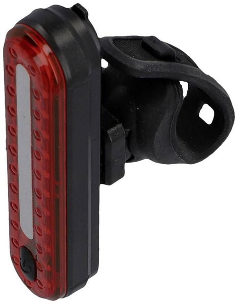 FISCHER FAHRRAD Fahrrad-Rücklicht LED akkubetrieben Schwarz