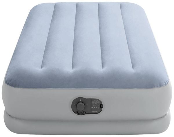 Intex 64157 TWIN DURA-BEAM COMFORT AIRBED Luftbett (L x B x H) 191 x 99 x 36cm Blau-Grau