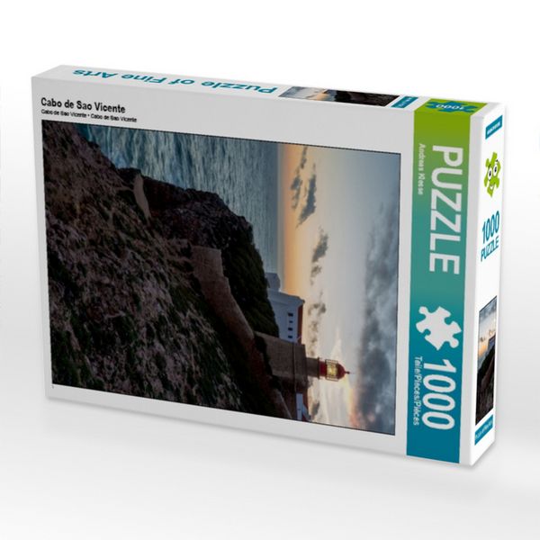 CALVENDO Puzzle Cabo de Sao Vicente 1000 Teile Puzzle hoch 1000 Teile Lege-Größe 64 × 48 cm Foto-Puzzle für glückliche Stunden