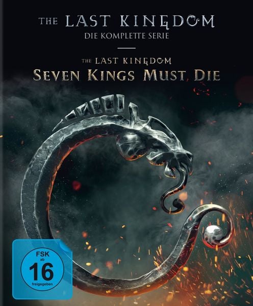 The Last Kingdom – Die komplette Serie (Blu-ray) + The Last Kingdom: Seven Kings Must Die (Blu-ray + UHD) - Komplettbox im Hardcover-Schuber