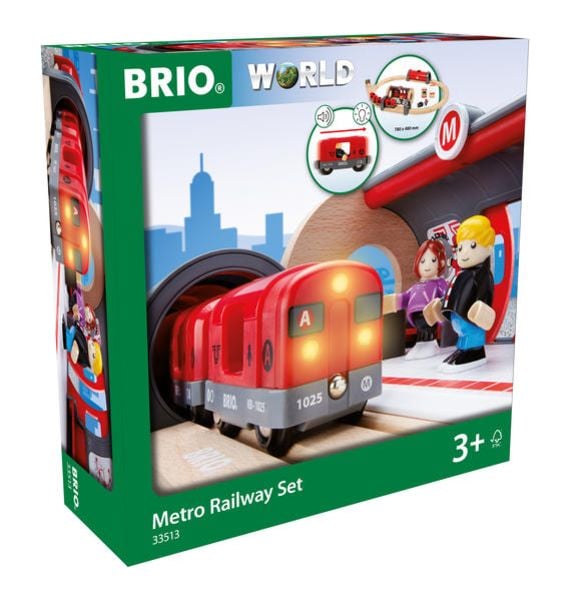 Brio Metro Bahn Set
