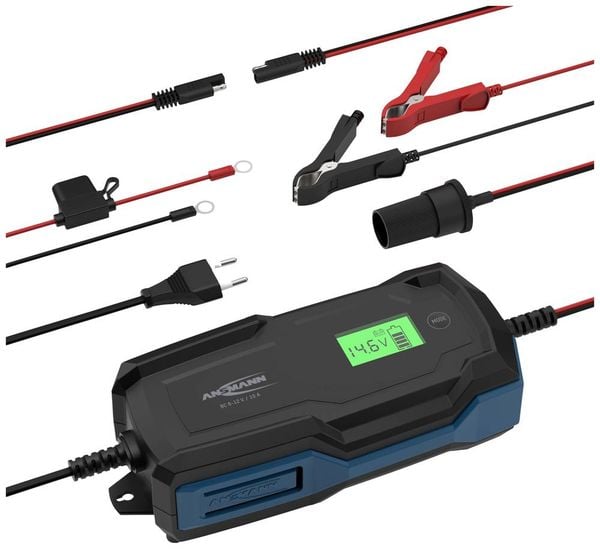 Ansmann BC 6-12V / 10 A 1001-0146 Kfz-Ladegerät, Werkstattladegerät, Batterieüberwachung, Kfz-Batterietester 6 V, 12 V 2 A 10 A