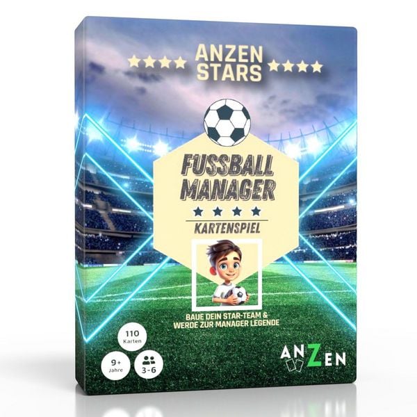 ANZEN STARS - Das Fussball Manager Kartenspiel