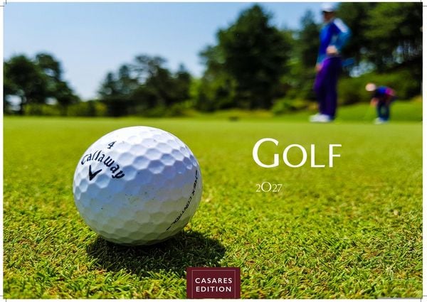Golf Kalender 2027 – Wandkalender Fotokalender Golfkalender Kalender für Golfliebhaber, Sportkalender 24x35cm