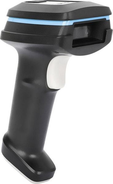 Manhattan 154185 2D Wireless Barcode-Scanner Funk 1D, 2D LED Schwarz Hand-Scanner Funk, USB-A
