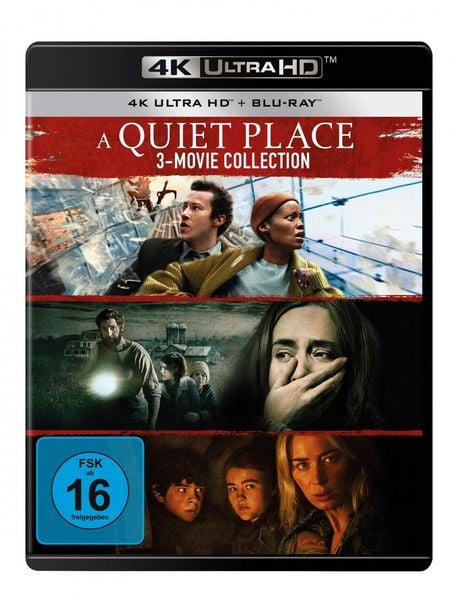 A Quiet Place - 3 Filme (3 4K Ultra HD) (+ 3 Blu-ray)