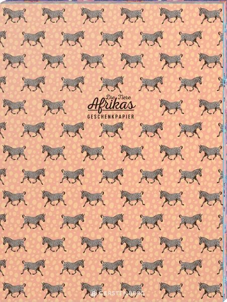 Die Tiere Afrikas Geschenkpapier-Heft Motiv Zebra