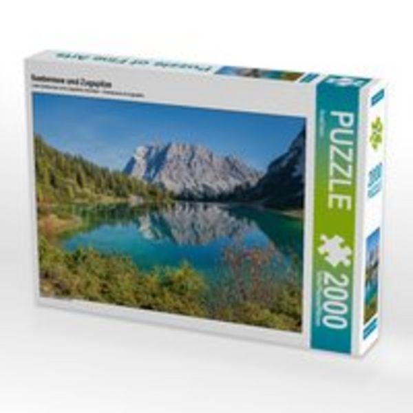 CALVENDO Puzzle Seebensee und Zugspitze 2000 Teile Puzzle quer 2000 Teile Lege-Größe 90 × 67 cm Foto-Puzzle für glückliche Stunden