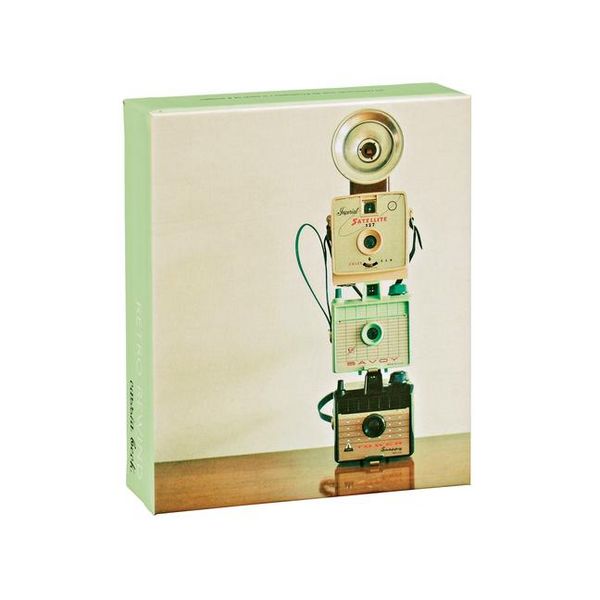 Teneues - Quicknotes: Retro Rewind, Notecard with Box, Blank Inside, 20 Full Color Notecards, 20 Classic White Envelopes, Gift Box, Magnetic Closure