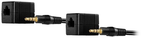 LINDY Audio, stereo (3.5mm Klinke) Audio Extender über Netzwerkkabel RJ45 100m