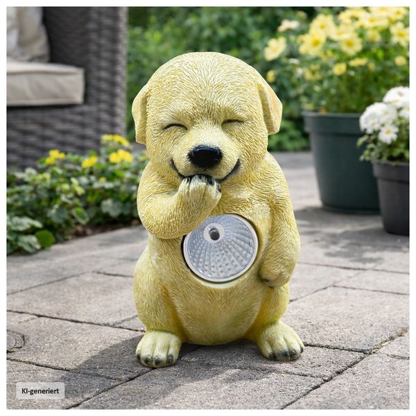 HTI-Living Solar-Gartenfigur Hund Solar-Gartenfigur Hund