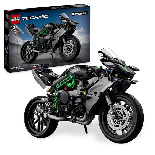 LEGO 42170 Technic Kawasaki Ninja H2R Motorrad 42170, Geschenk für Kinder