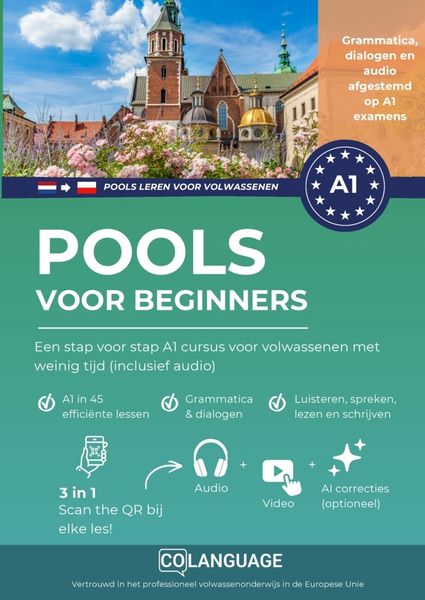 Pools voor beginners - Een stap voor stap A1 cursus voor volwassenen met weinig tijd (inclusief audio)