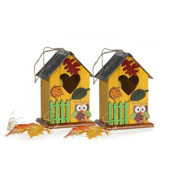 HTI-Living Deko Vogelhaus 'Eule', 2/s, zum Hängen Deko Vogelhaus 'Eule', 2/s, zum Hängen