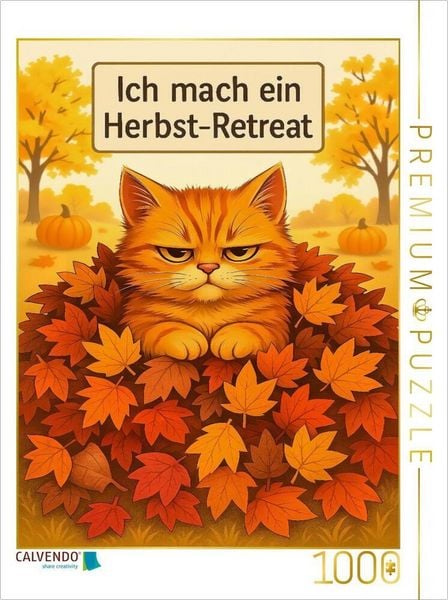CALVENDO Puzzle Mein Herbst-Retreat - jetzt als Puzzle 1000 Teile Lege-Größe 64x48cm Foto-Puzzle für glückliche Stunden