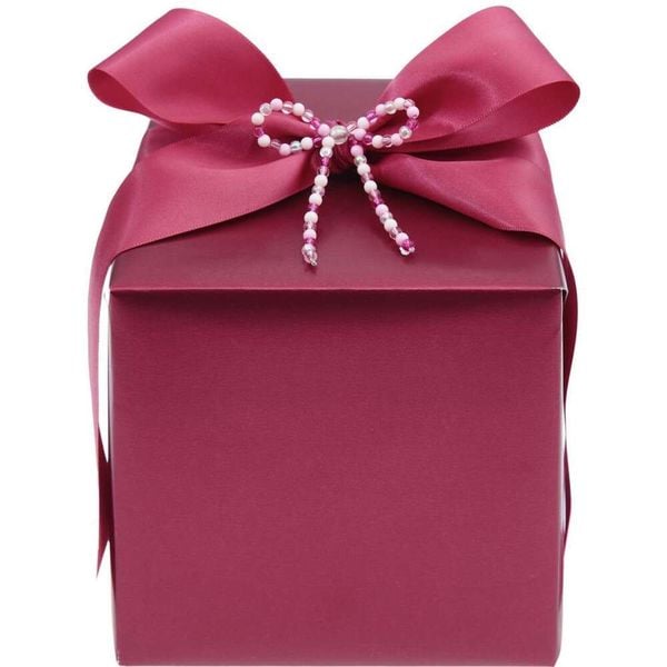 Geschenkpapier Metallic Rot, Matt,