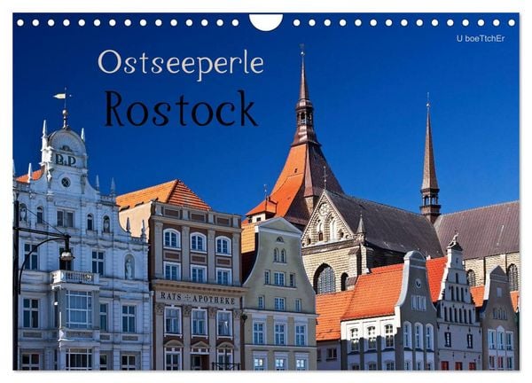 Ostseeperle Rostock (Wandkalender 2026 DIN A4 quer), CALVENDO Monatskalender