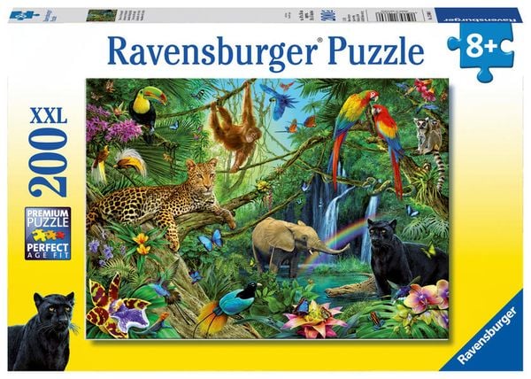 Puzzle Ravensburger Tiere im Dschungel 200 Teile XXL