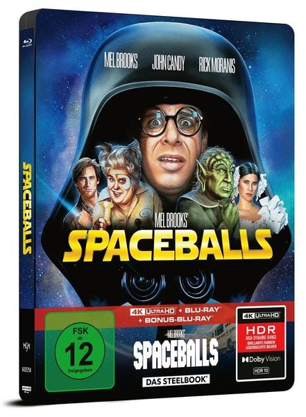 Spaceballs - Mel Brooks’ verrückte Raumfahrt - Limitiertes 3-Disc-SteelBook® (4K Ultra HD + Blu-ray + Bonus-Blu-ray)