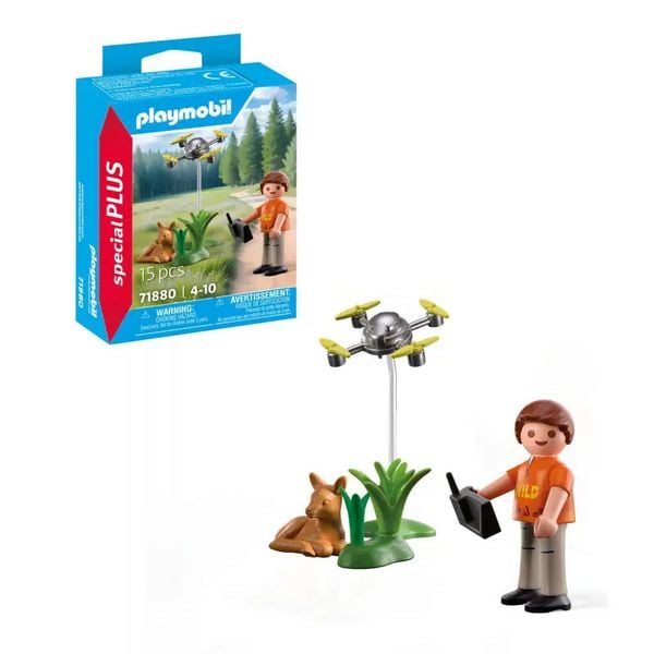 PLAYMOBIL 71880 Rehkitz-Rettung mit Drohne