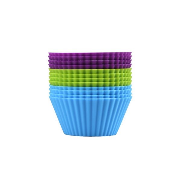 Set mit 12 Dr. Oetke Muffinfoermchen aus Silikon