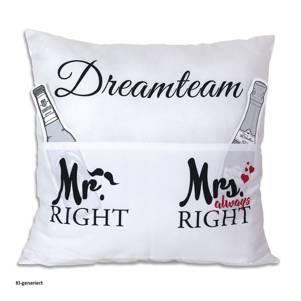 HTI-Living Kissen mit Taschen Dreamteam HTI-Living Kissen mit Taschen Dreamteam HTI-Living