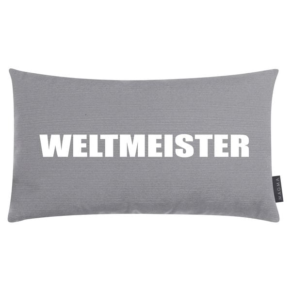HTI-Living Kissen Grau mit Spruch Kissen Grau mit Spruch