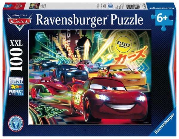Kinderpuzzle 100 XXL Teile - Disney / Pixar Cars - Cars Neon