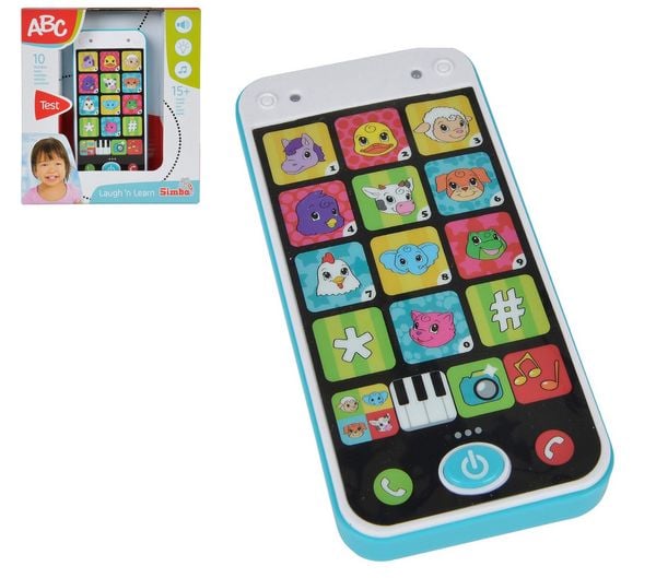 Simba 104010002 - ABC Smartphone, Kinder Mobiltelefon ab 12 Monaten
