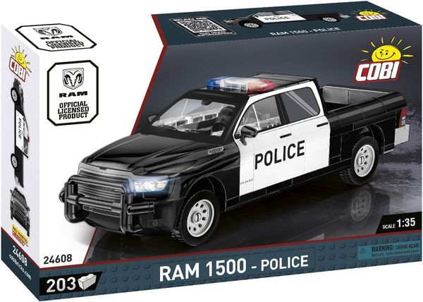 COBI Ram 24608 - RAM 1500 Police, Bausatz 1:35, 203 Klemmbausteine