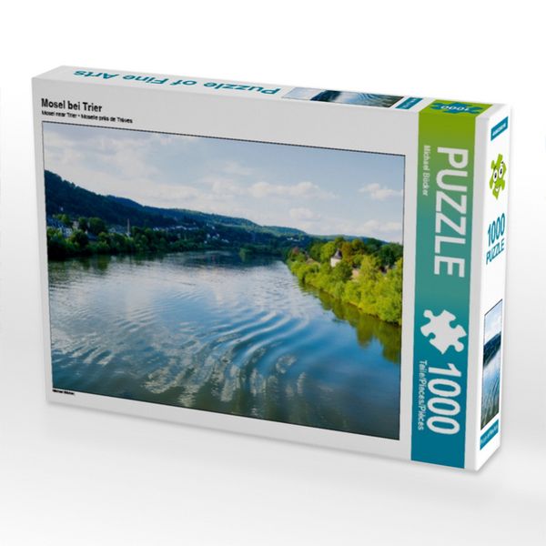 CALVENDO Puzzle Mosel bei Trier 1000 Teile Lege-Größe 64x48cm Foto-Puzzle für glückliche Stunden